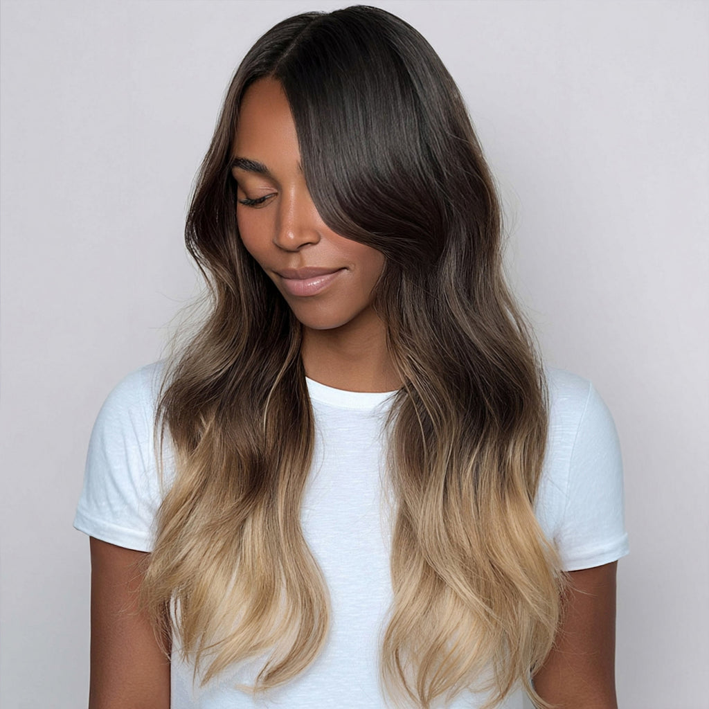 Bless Beauty™ - Clip-In, Dark Brown/Dirty Blonde